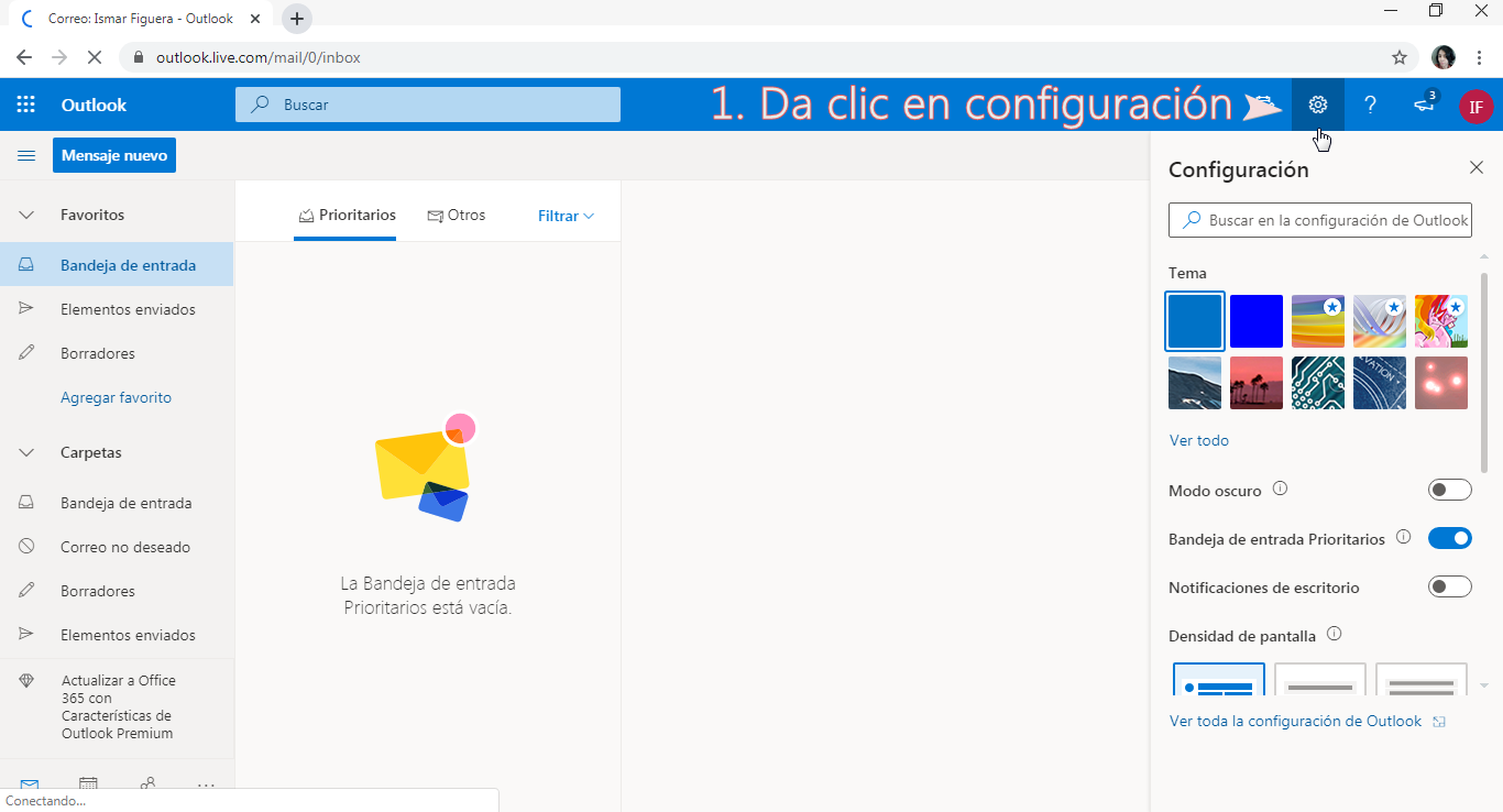 Activa El Modo Oscuro En Outlook O Hotmail Como Crear Correo